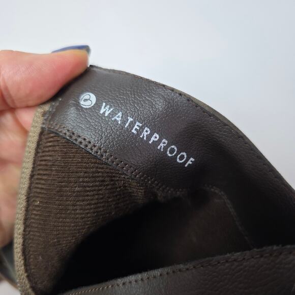 Blondo Waterproof 6.5 Dark Camo Nivada Ankle Boots Distressed look. Leather Fun - Picture 10 of 14